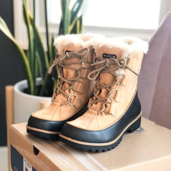 Jambu JBU Maldive Faux Fur Cuff Weather Ready Waterproof Boot - NEW - Size 9 - Picture 2 of 8
